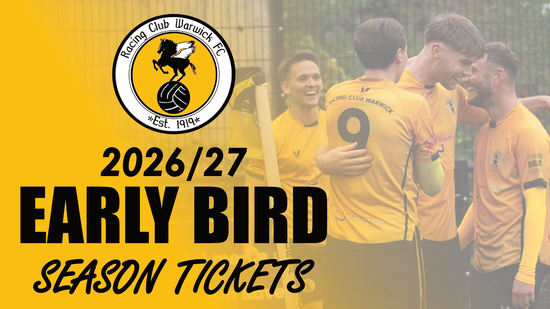 2026/27 Early Bird Season Tickets – On Sale Now!