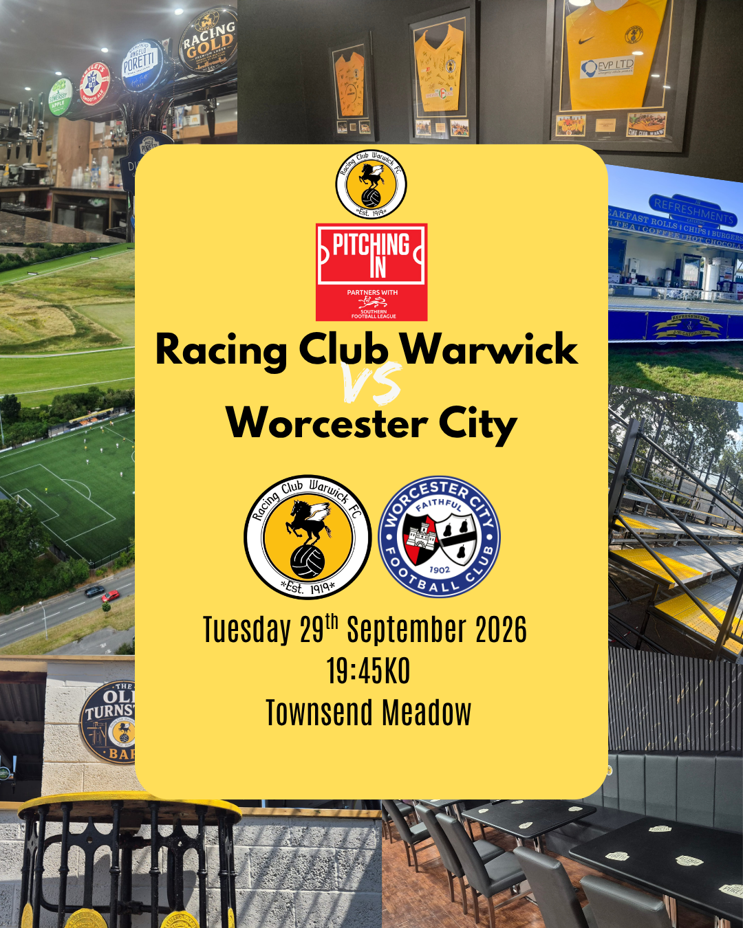 Match Information | Worcester City (H)