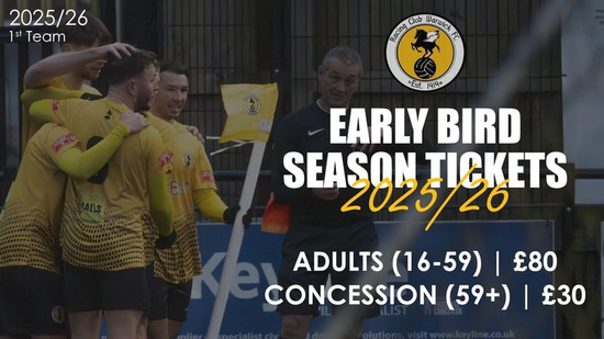2025/26 Early Bird Season Tickets