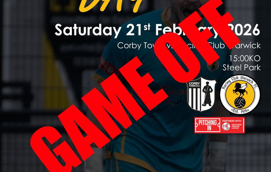 GAME OFF | Corby Town 