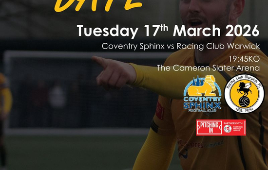 NEW DATE | Coventry Sphinx 