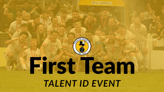 FIRST TEAM TALENT ID EVENT